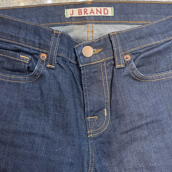J Brand Skinny Leg Mid Rise Jeans Pure Wash 26 STYLE # 811C032 - Picture 6 of 14